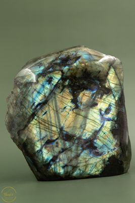 Labradoriet sculptuur half gepolijst - Madagaskar - 3.66 kg