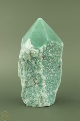 Groene Aventurijn toren met geslepen punt - 446 gram