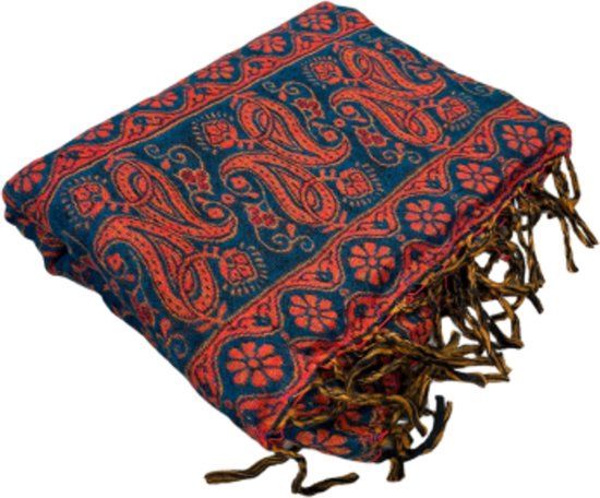 YogaStyles meditatiedeken - rood &amp; groen
