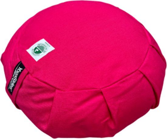 YogaStyles meditatiekussen - Organic Zafu roze