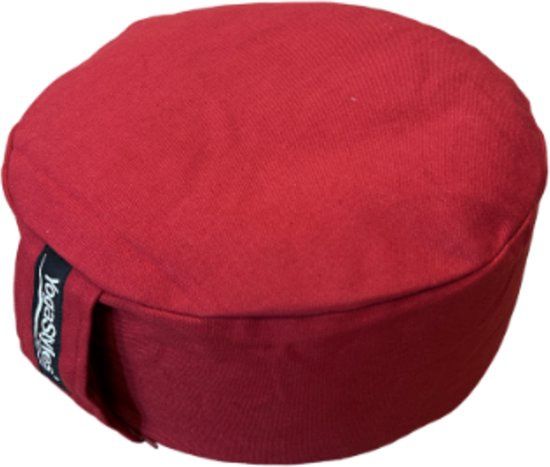 YogaStyles meditatiekussen - Pro-Rondo rood
