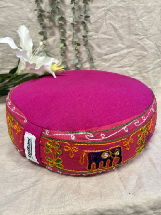 YogaStyles meditatiekussen- olifant - roze