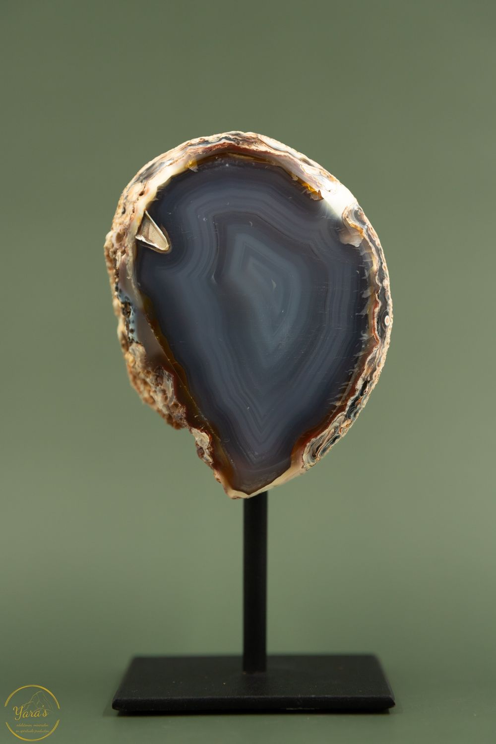 Agaat op standaard - 521 gram