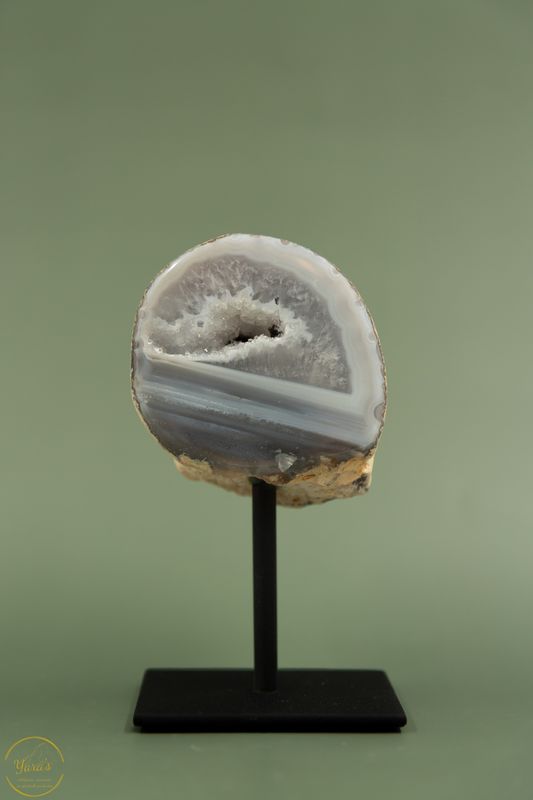 Agaat op standaard - 421 gram.