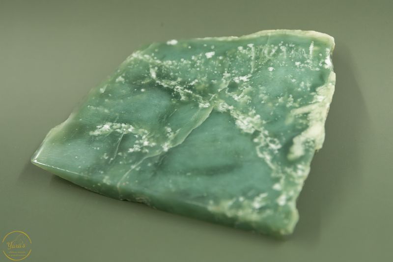 Serpentijn schijf A+ kwaliteit - 254 gram