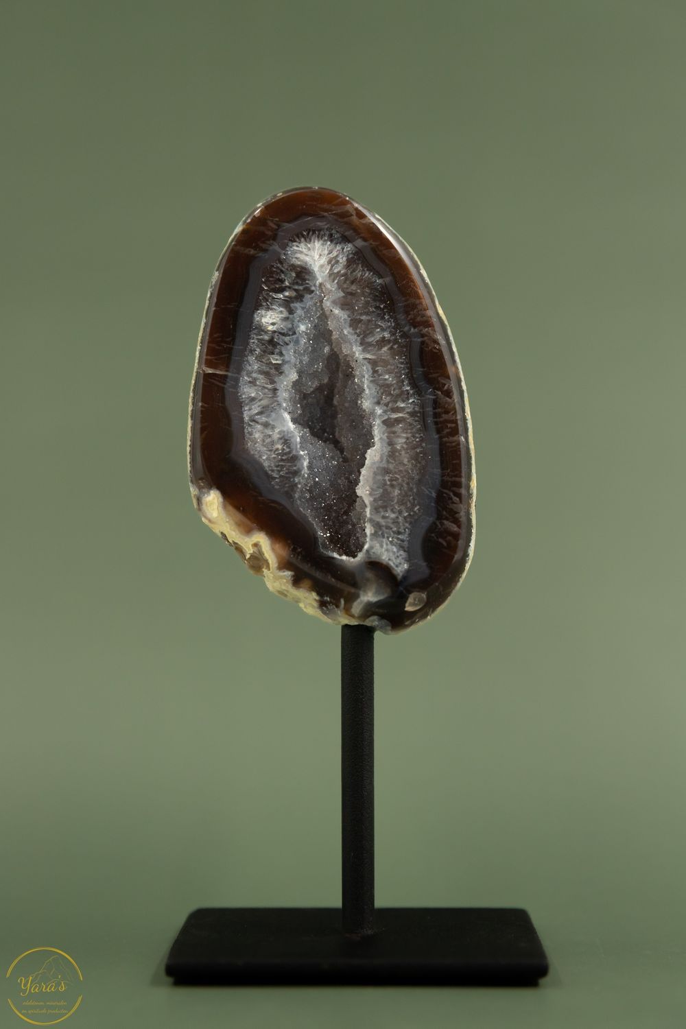 Agaat op standaard - 312 gram.