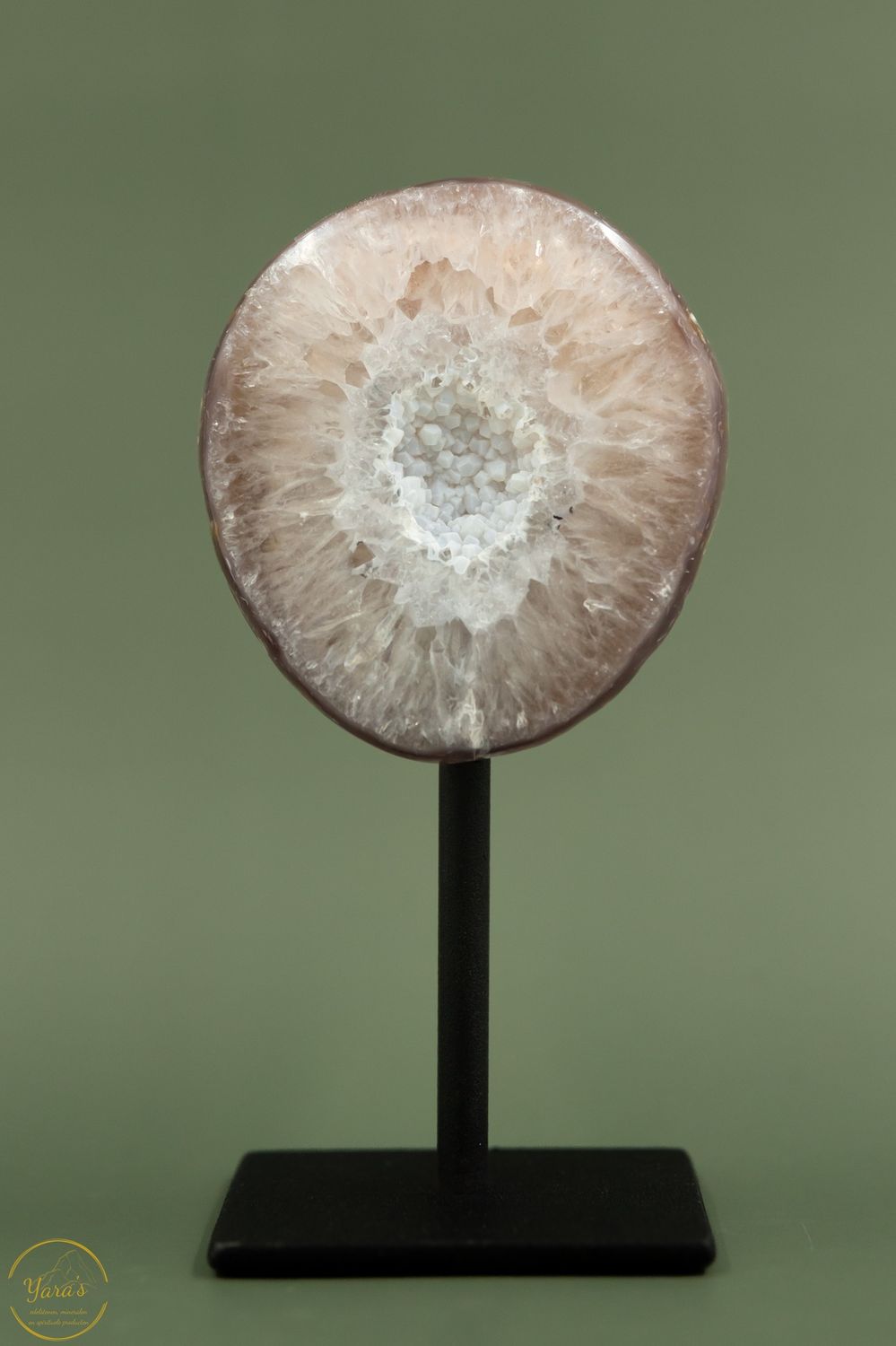 Agaat op standaard  - 286 gram