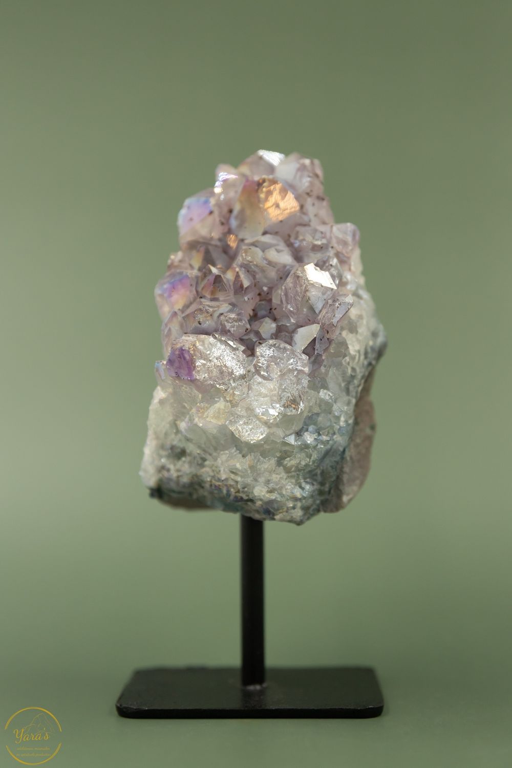 Angel Aura op Amethist op standaard 0.570 kg