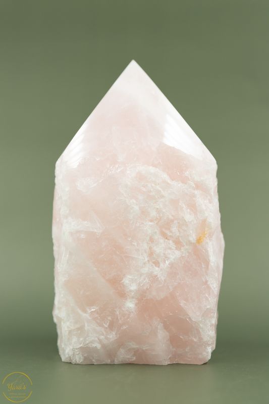 Rozenkwarts lamp met geslepen punt - 2.99 kg