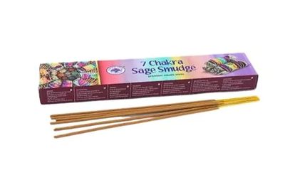 7 Chakra Sage Smudge Wierooksticks