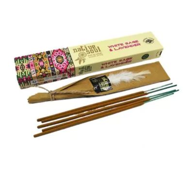 Native Soul White Sage en Lavender Wierooksticks