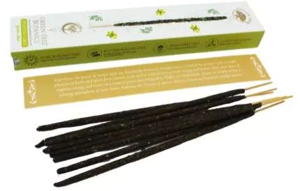 Positive vibes - Green aura (botanics) wierooksticks