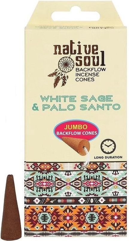 Wierook kegels - white sage &amp; palo santo
