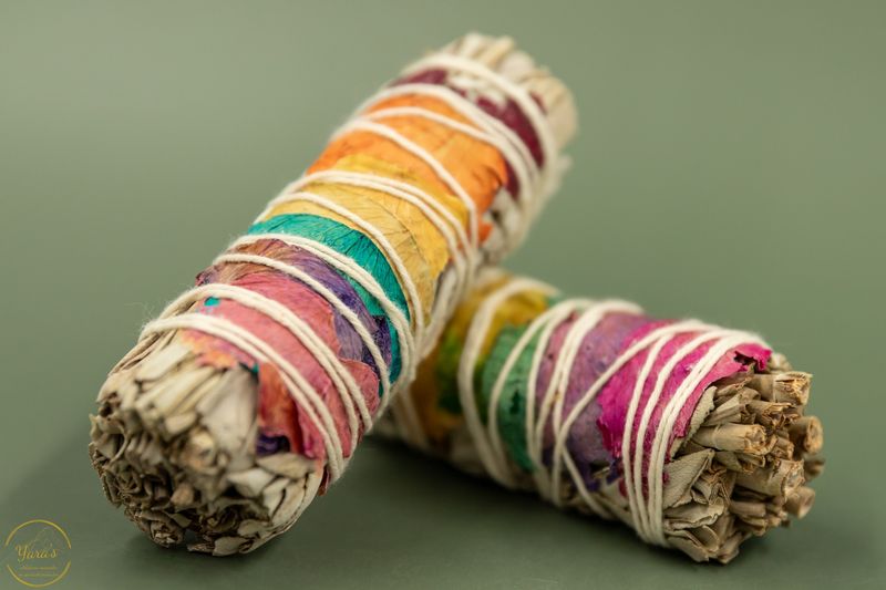 Witte Salie Smudge 7 chakra's.