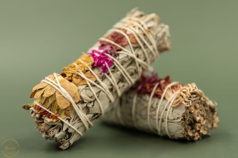 Vreugde witte salie smudge