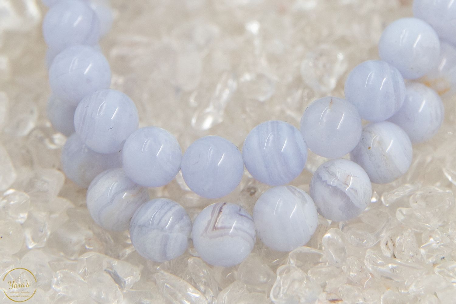 Blue Lace Agaat Armband 8mm
