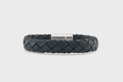 Qoss - BART-blauw 11x6 mm leer-L