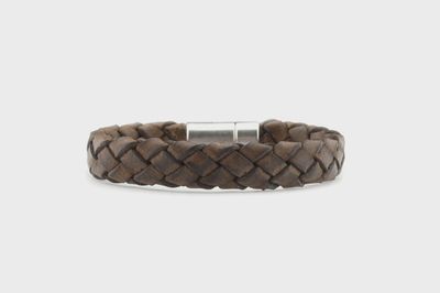 Qoss - BART-taupe 11x6 mm leer-M