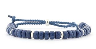 Qoss - ERIK-electric blue keramiek+navy draad-uniek