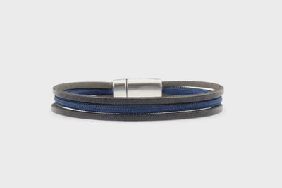Qoss - MAX-donkerblauw koord+vntzwart -L