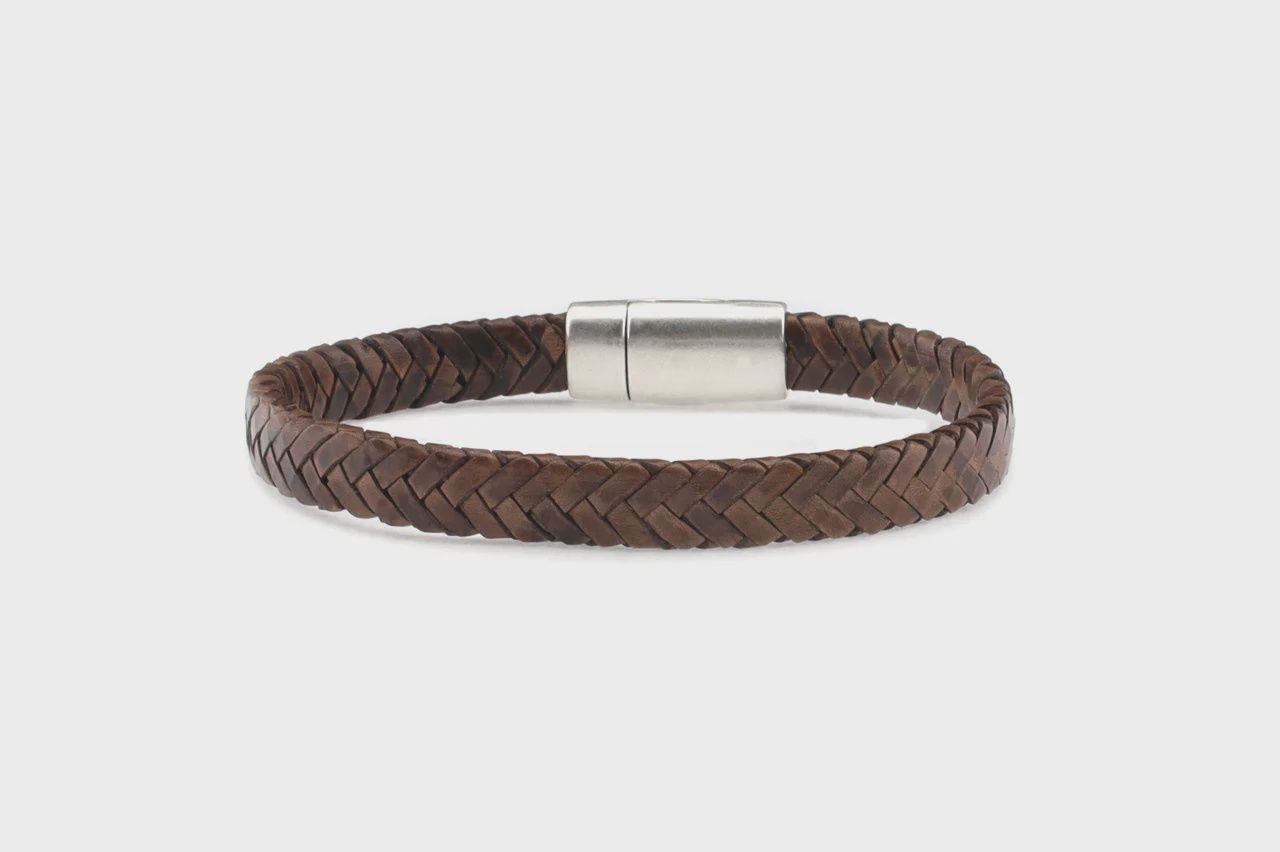 Qoss - ROSS-bruin 8 mm vlecht-M
