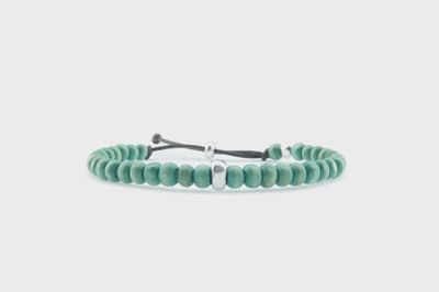Qoss - TEUN-aqua groen kraal-uni