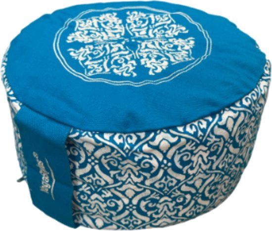 YogaStyles meditatiekussen- Design turquoise