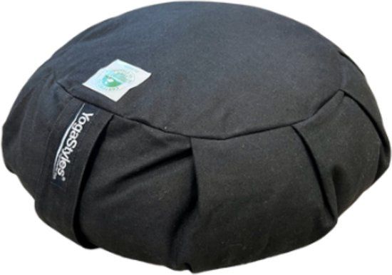 YogaStyles meditatiekussen organic Zafu zwart