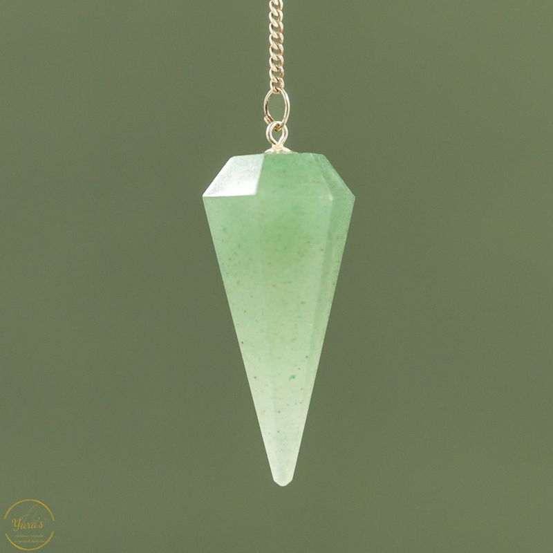 Pendel aventurijn gefacetteerd