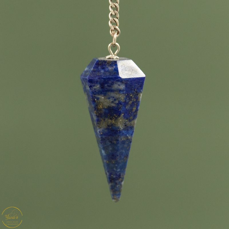 Pendel lapis lazuli gefacetteerd