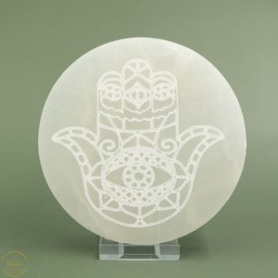 Seleniet Schijf Hand - 10 cm