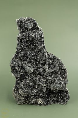 Zwarte druzy chalcedoon - 1.18  kg