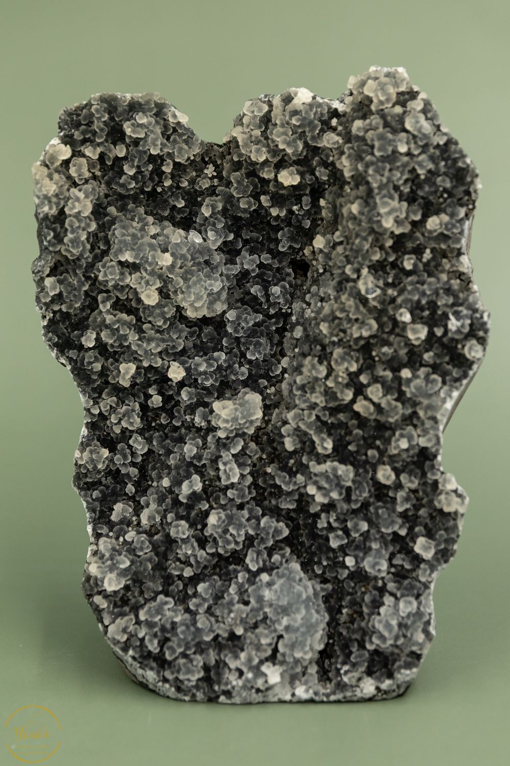 Zwarte druzy chalcedoon - 894 gram