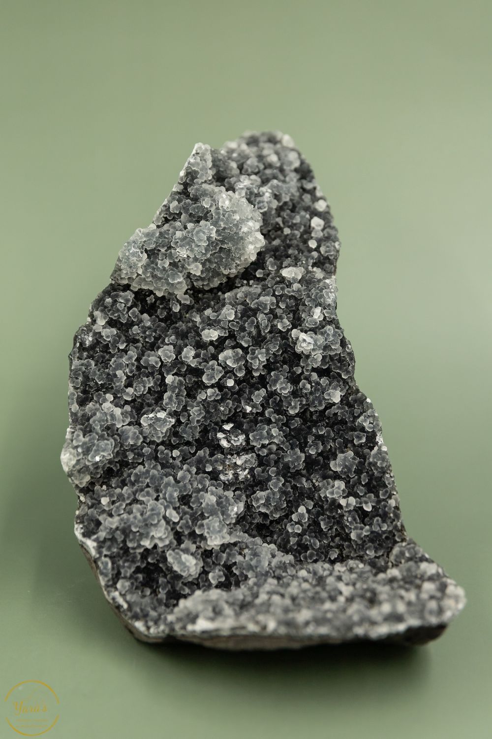 Zwarte druzy chalcedoon - 846 gram