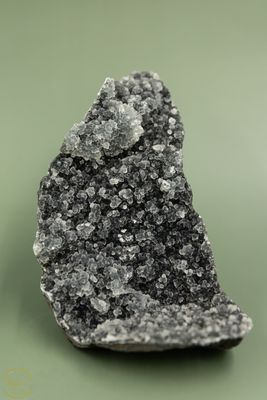 Zwarte druzy chalcedoon - 846 gram