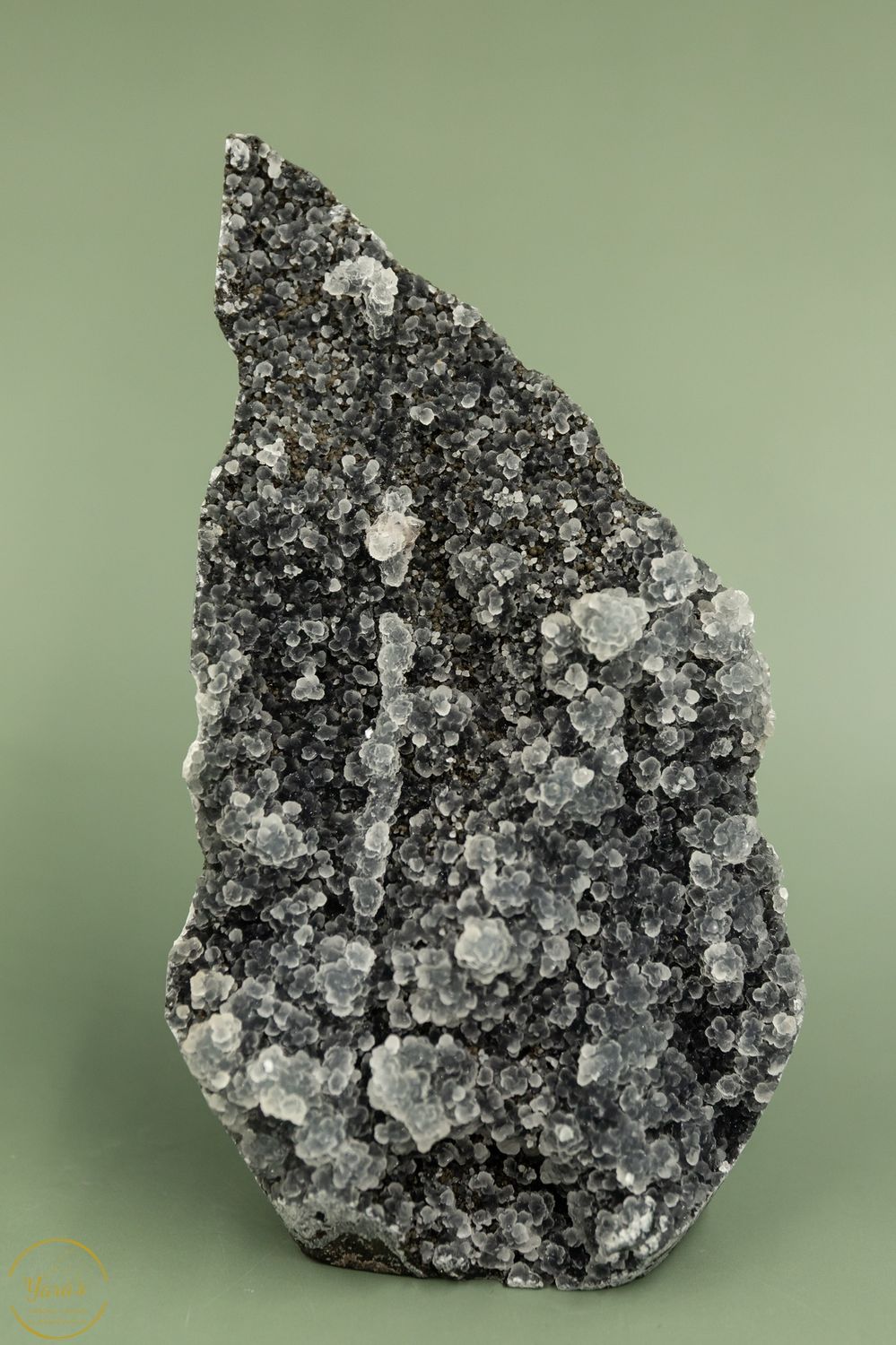 Zwarte druzy chalcedoon - 984 gram