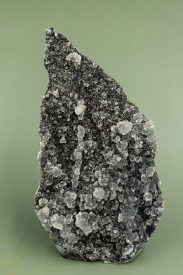 Zwarte druzy chalcedoon - 984 gram