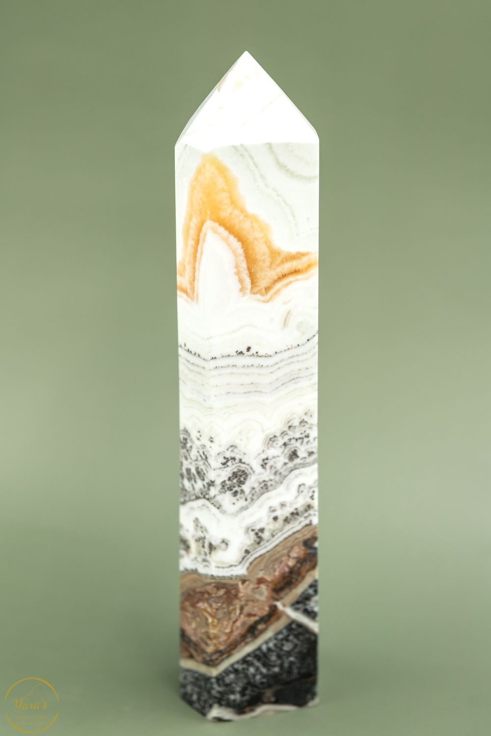 Oranje calciet punt - 1.26 kg