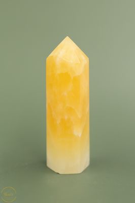 Oranje/gele  Calciet punt - 83 gram