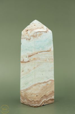 Caribbean blue calciet punt -509 gram