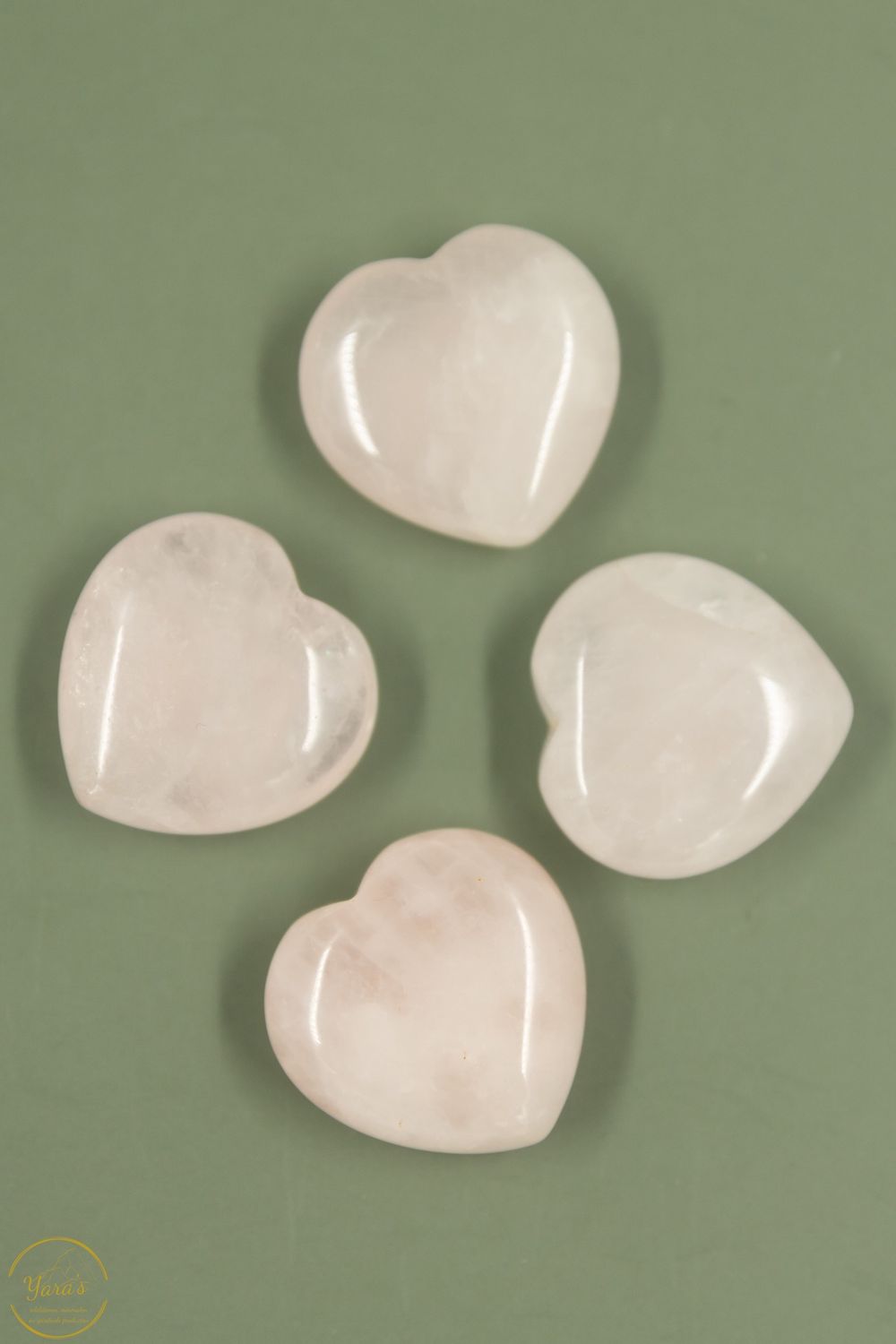 Rozenkwarts hart 40x30x15mm
