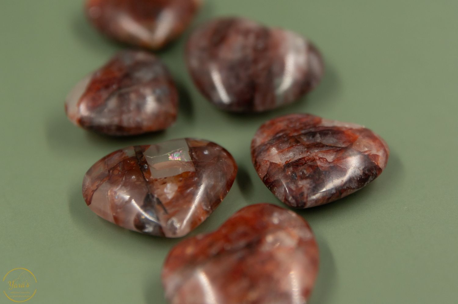 Hematoide Kwarts (Red Healer) Hartje