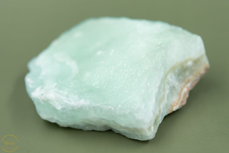 Caribbean Green Calciet ruw - 561 gram
