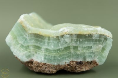 Caribbean Green Calciet ruw - 989 gram