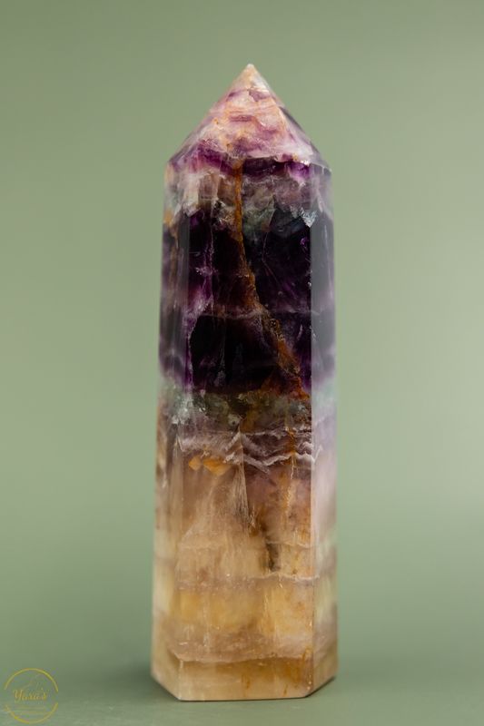 Regenboog Fluoriet punt - 361 gram