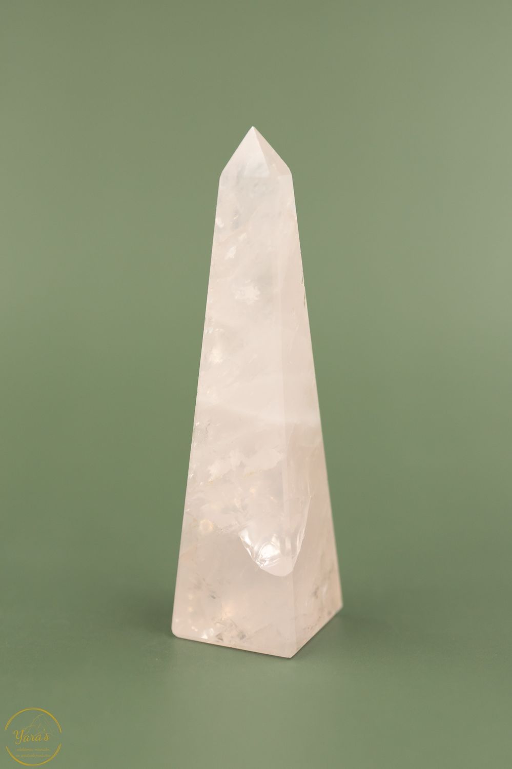 Rozenkwarts obelisk/punt - 10.5cm