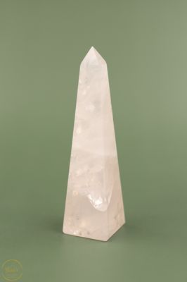 Rozenkwarts obelisk/punt - 10.5cm