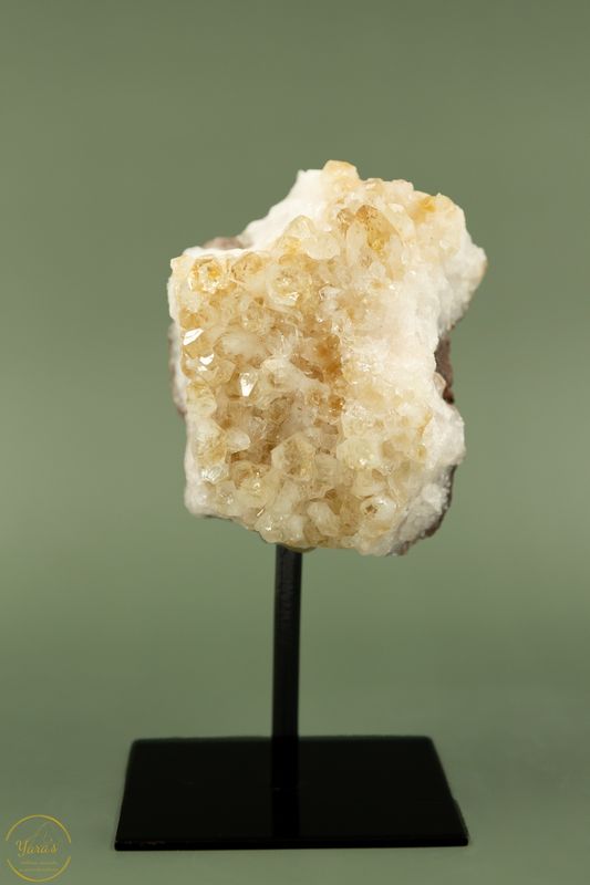 Gebrande Amethist op standaard - 532 gram