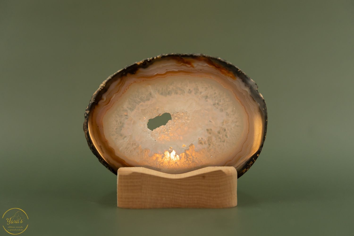 Agaat Schijf 106 gram