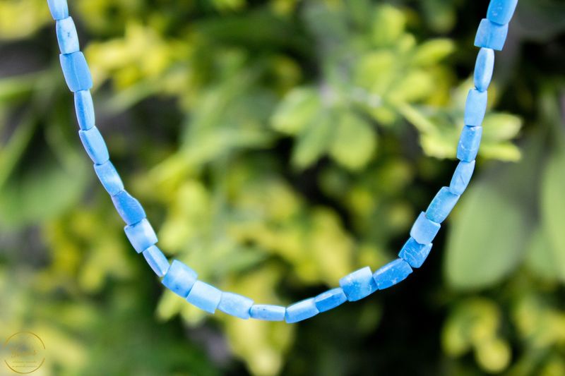 Turkoois ketting 45cm zilver - Iran